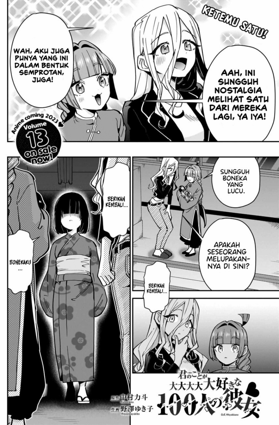 Kimi no Koto ga Dai Dai Dai Dai Daisuki na 100-ri no Kanojo Chapter 137 Bahasa Indonesia